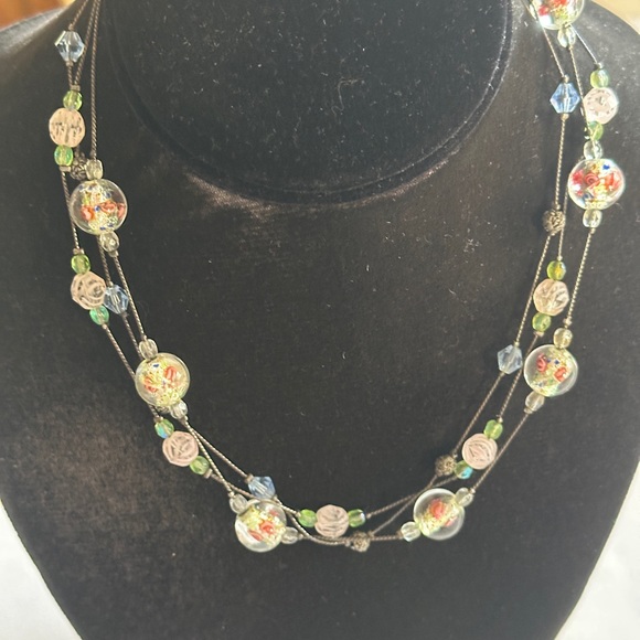 Dabby Reid Three Strand Necklace. - Picture 1 of 7